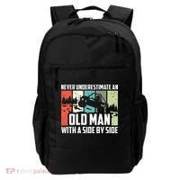 Never Underestimate An Old Man With A Side By Side UTV Backpack thumb 0