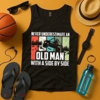 Never Underestimate An Old Man With A Side By Side UTV Tank Top thumb 4