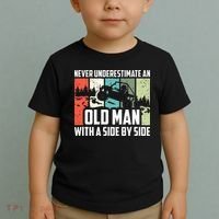 Never Underestimate An Old Man With A Side By Side UTV Toddler T-Shirt thumb 2