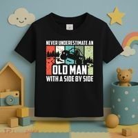 Never Underestimate An Old Man With A Side By Side UTV Toddler T-Shirt thumb 3