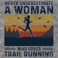 Never Underestimate A Woman Who Loves Trail Running Toddler Hoodie thumb 2