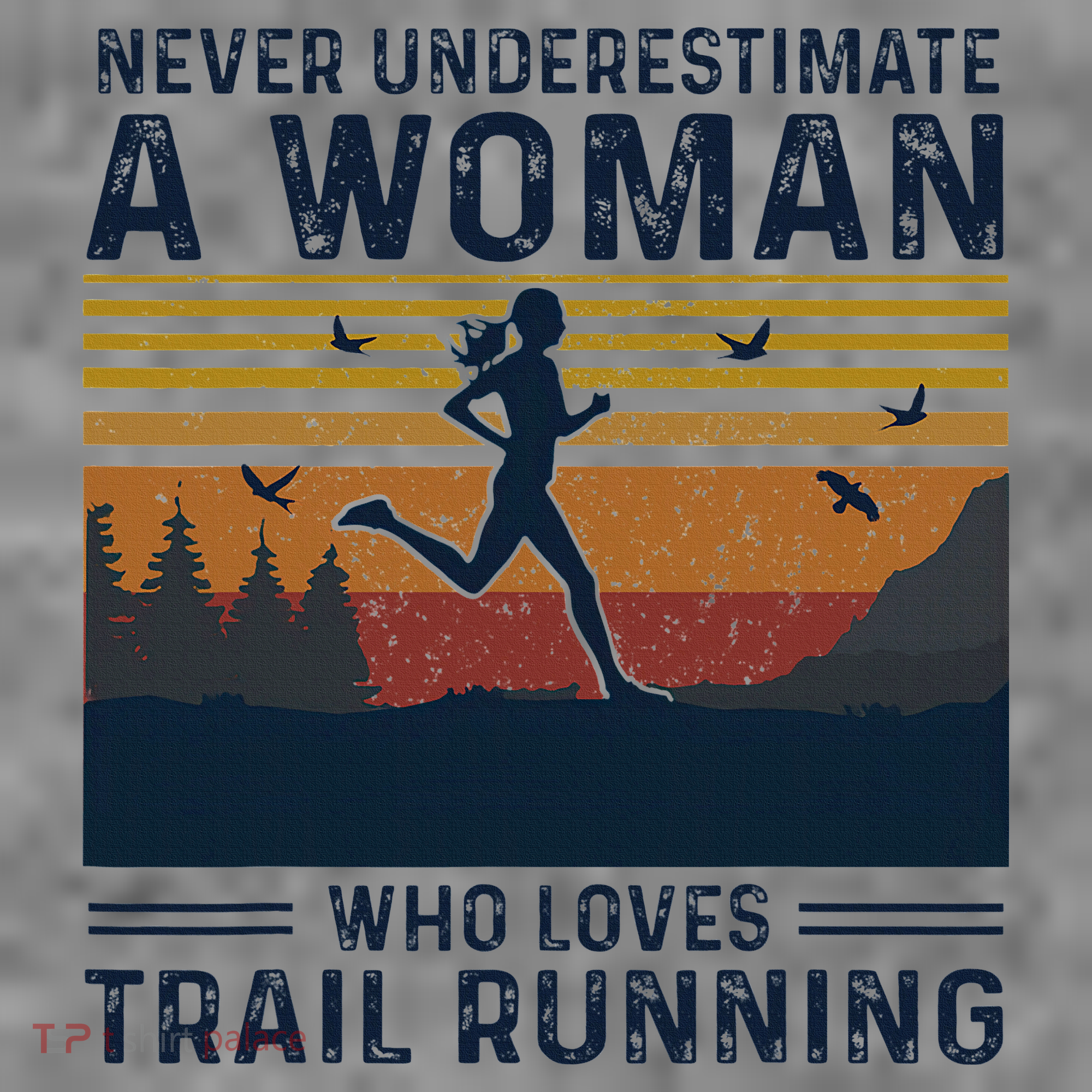 Never Underestimate A Woman Who Loves Trail Running Toddler Hoodie