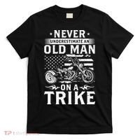 Never Underestimate An Old Man On A Trike Trike Triker T-Shirt thumb 0