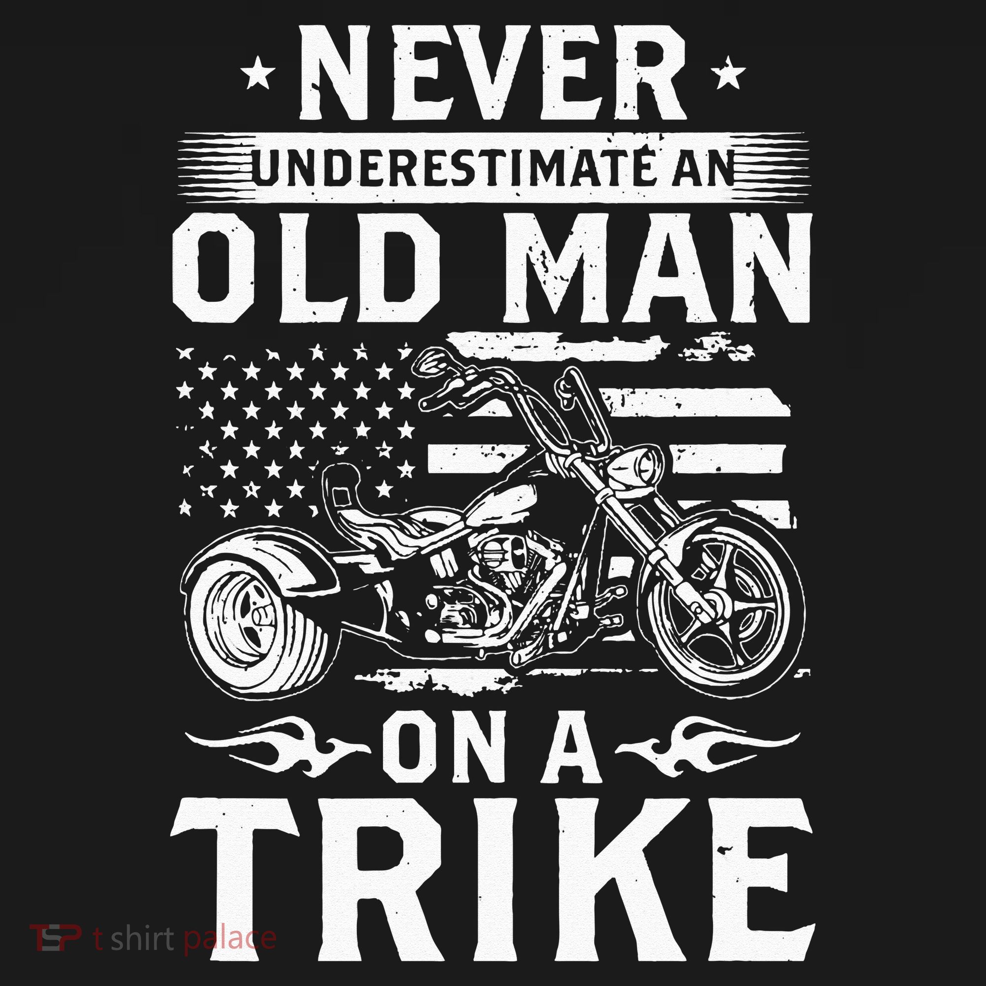 Never Underestimate An Old Man On A Trike Trike Triker Women's Hoodie
