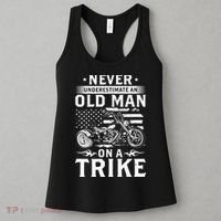 Never Underestimate An Old Man On A Trike Trike Triker Women's Tank Top thumb 3