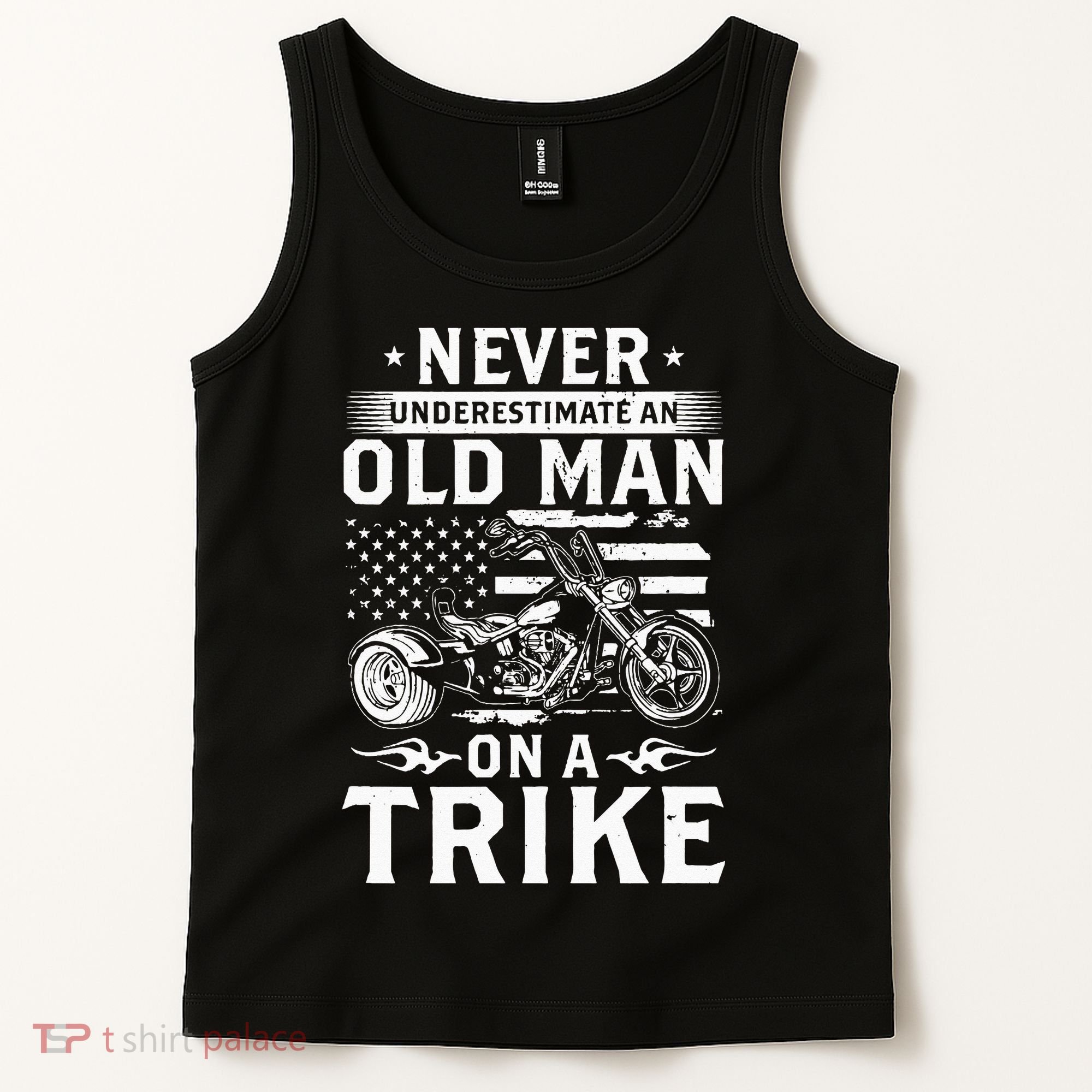 Never Underestimate An Old Man On A Trike Trike Triker Tank Top