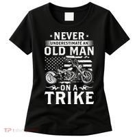 Never Underestimate An Old Man On A Trike Trike Triker Women's T-Shirt thumb 0