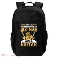 Never Underestimate An Old Man With A Guitar Guitarist  Backpack thumb 0