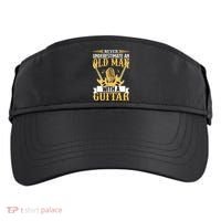 Never Underestimate An Old Man With A Guitar Guitarist  Adult Drive Performance Visor thumb 0