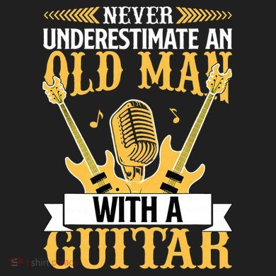 Never Underestimate An Old Man With A Guitar Guitarist  Adult Drive Performance Visor