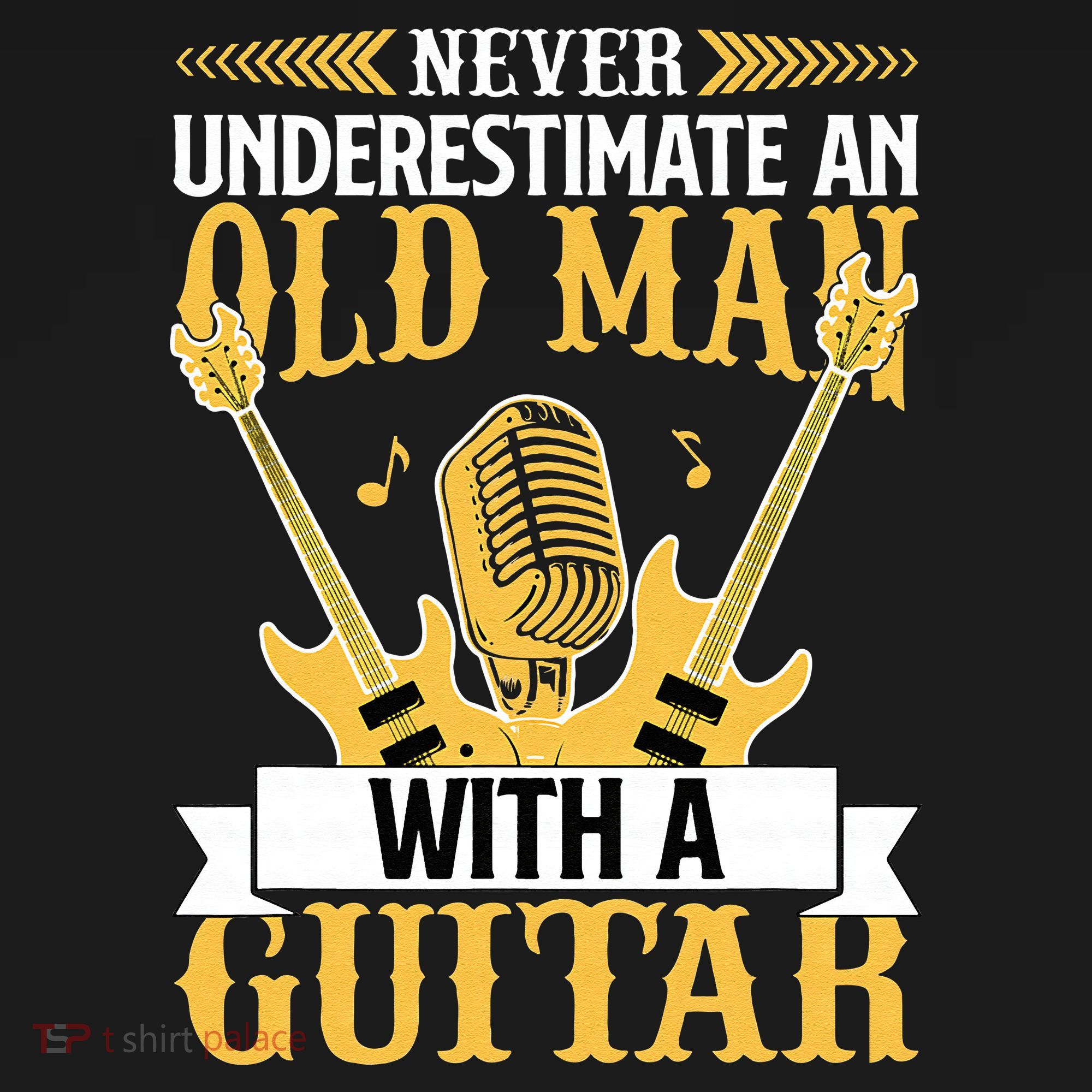 Never Underestimate An Old Man With A Guitar Guitarist  Women's Tank Top
