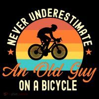 Never Underestimate An Old Guy On A Bicycle Cycling Coffee Mug thumb 5