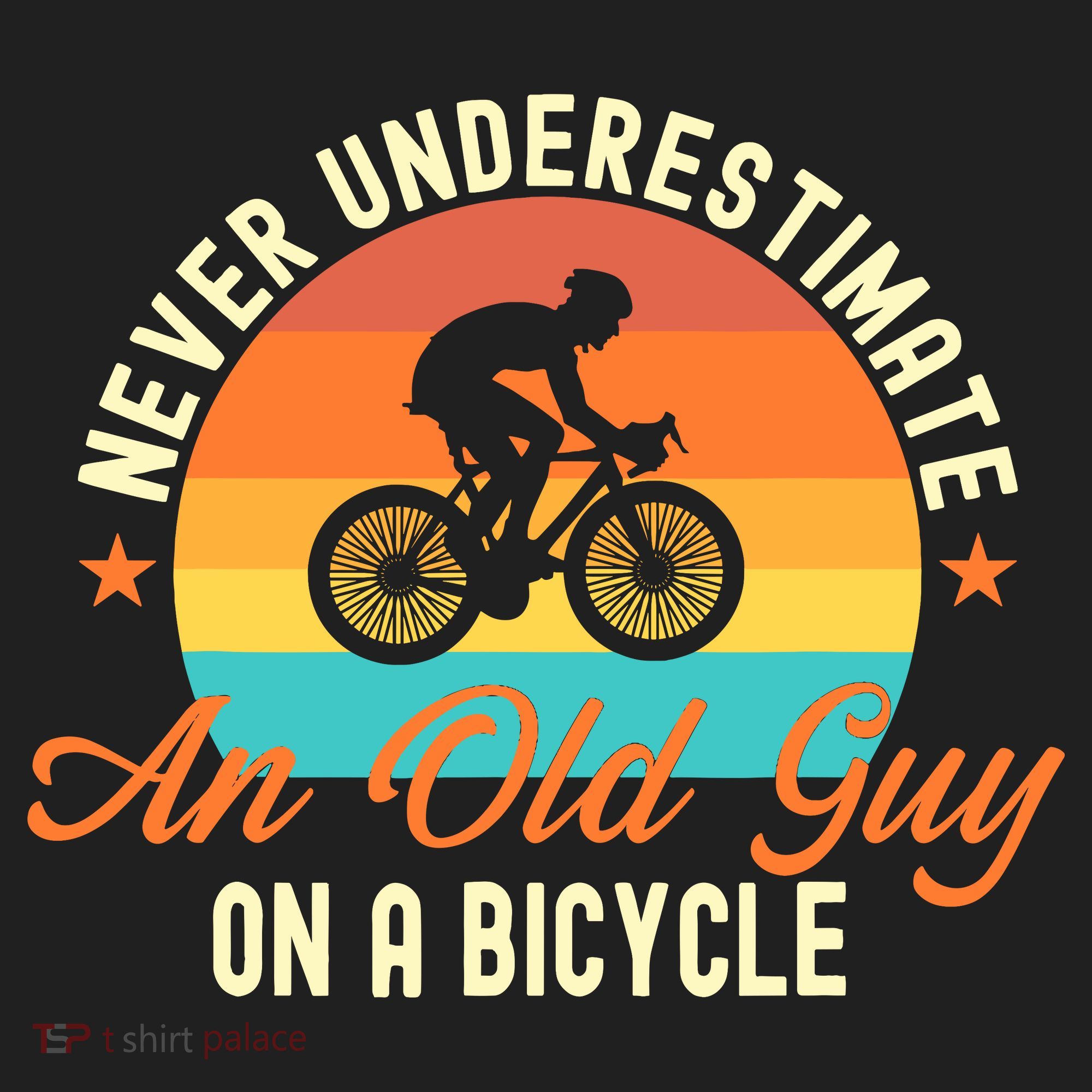 Never Underestimate An Old Guy On A Bicycle Cycling Tumbler