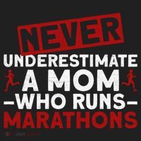 Never Underestimate A Mom Who Runs Marathons Gift Beanie thumb 2