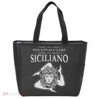 Never Underestimate A Sicilian Trinacria Sicilia Heraldik Tote Bag thumb 0