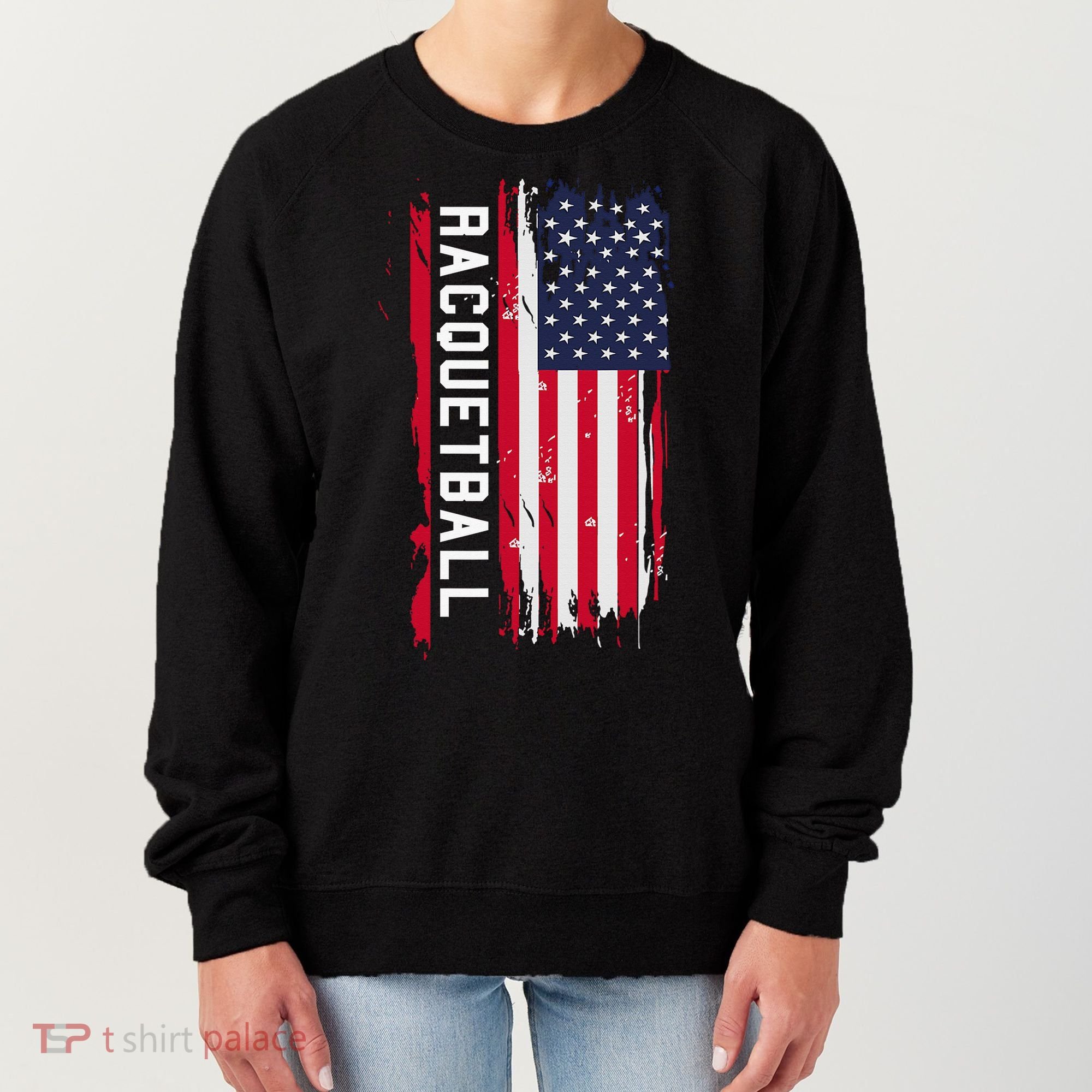 Never Underestimate An Old Man Who Plays Racquetball Funny Women's Sweatshirt