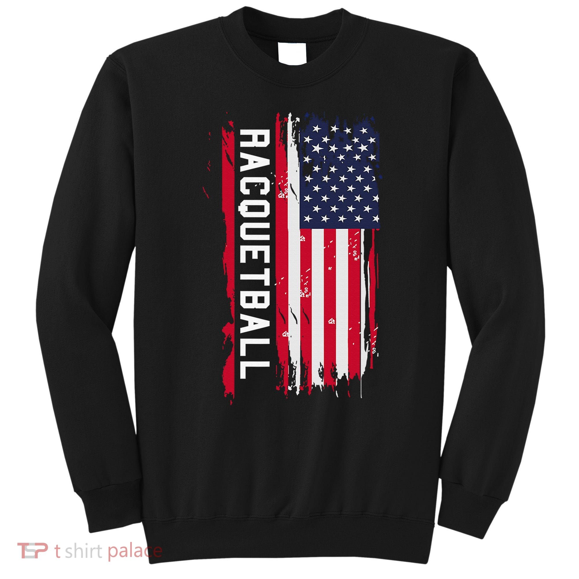 Never Underestimate An Old Man Who Plays Racquetball Funny Sweatshirt
