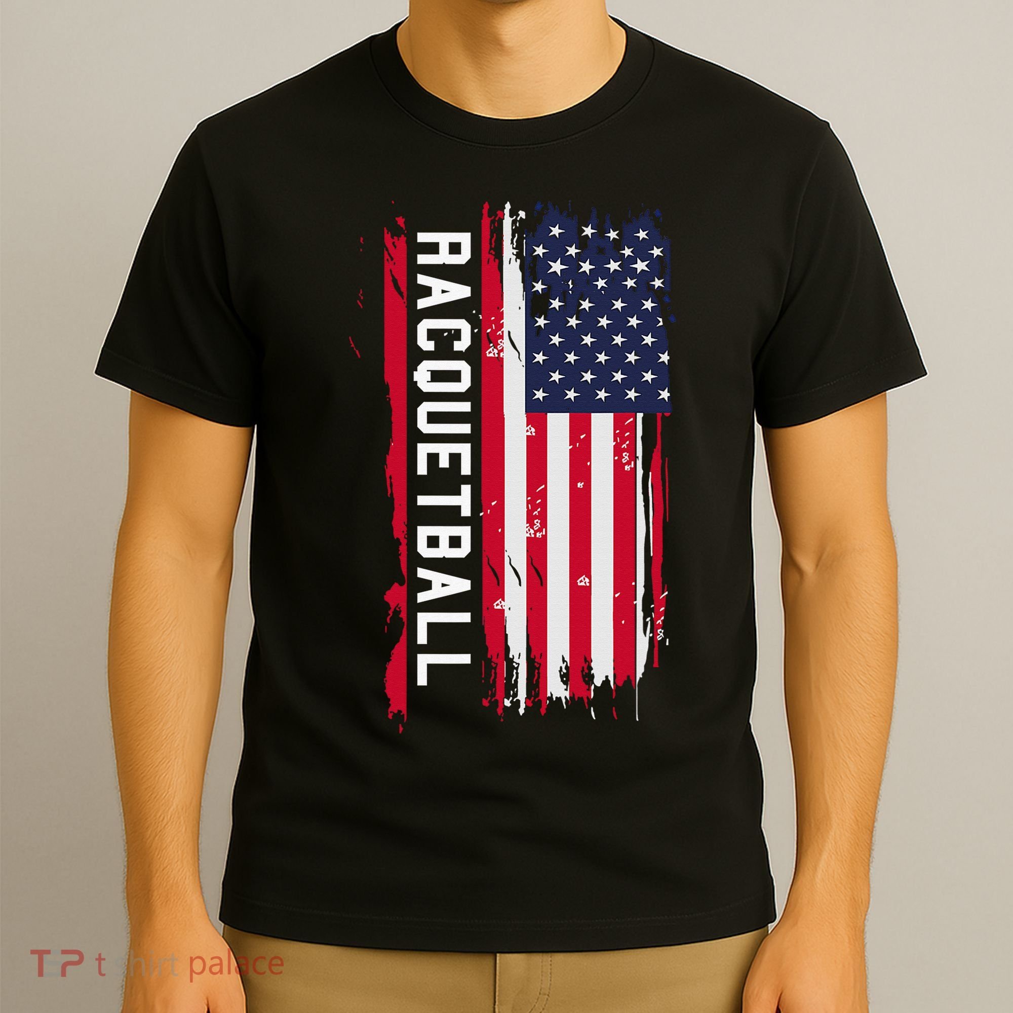 Never Underestimate An Old Man Who Plays Racquetball Funny T-Shirt