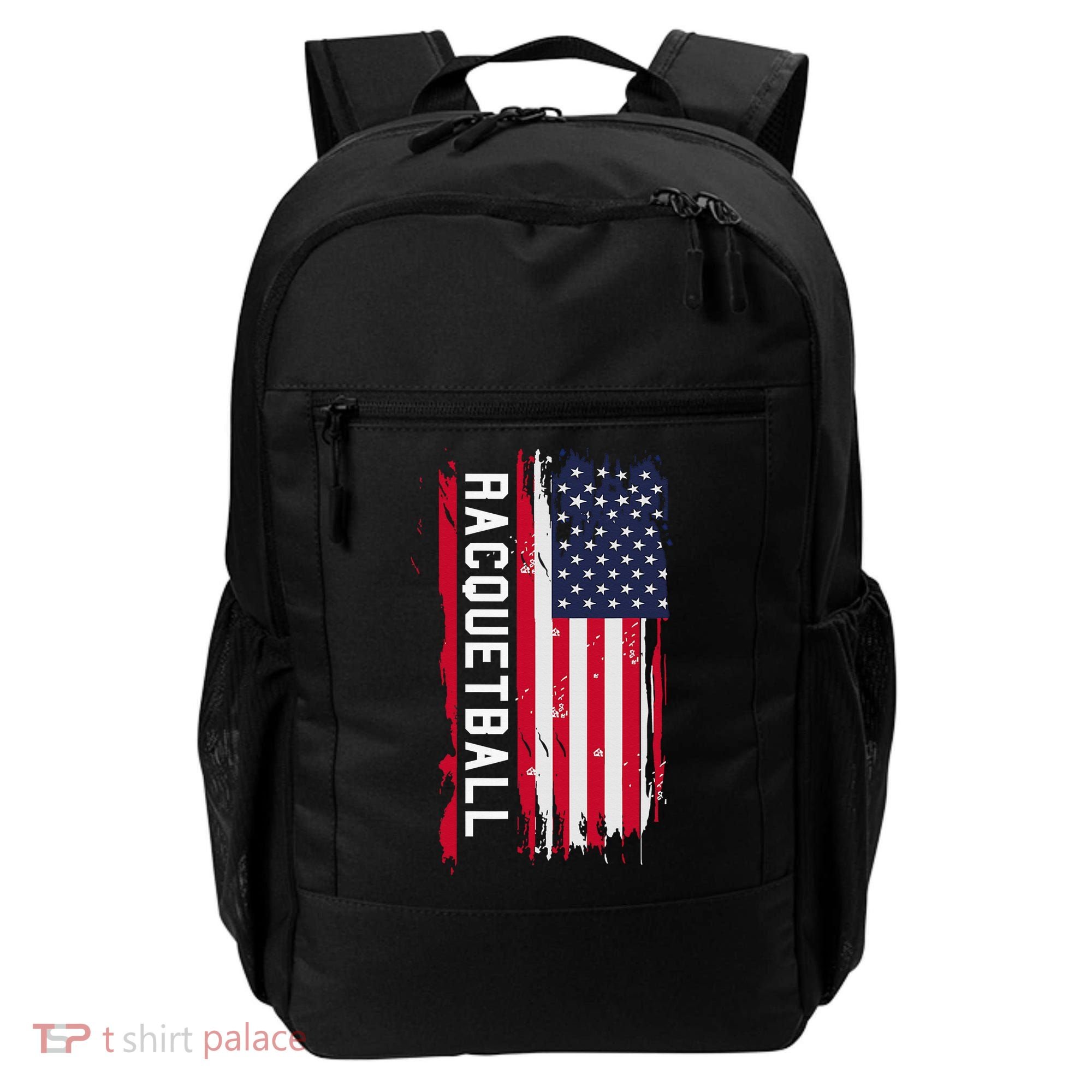 Never Underestimate An Old Man Who Plays Racquetball Funny Backpack