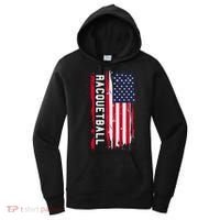 Never Underestimate An Old Man Who Plays Racquetball Funny Women's Hoodie thumb 0