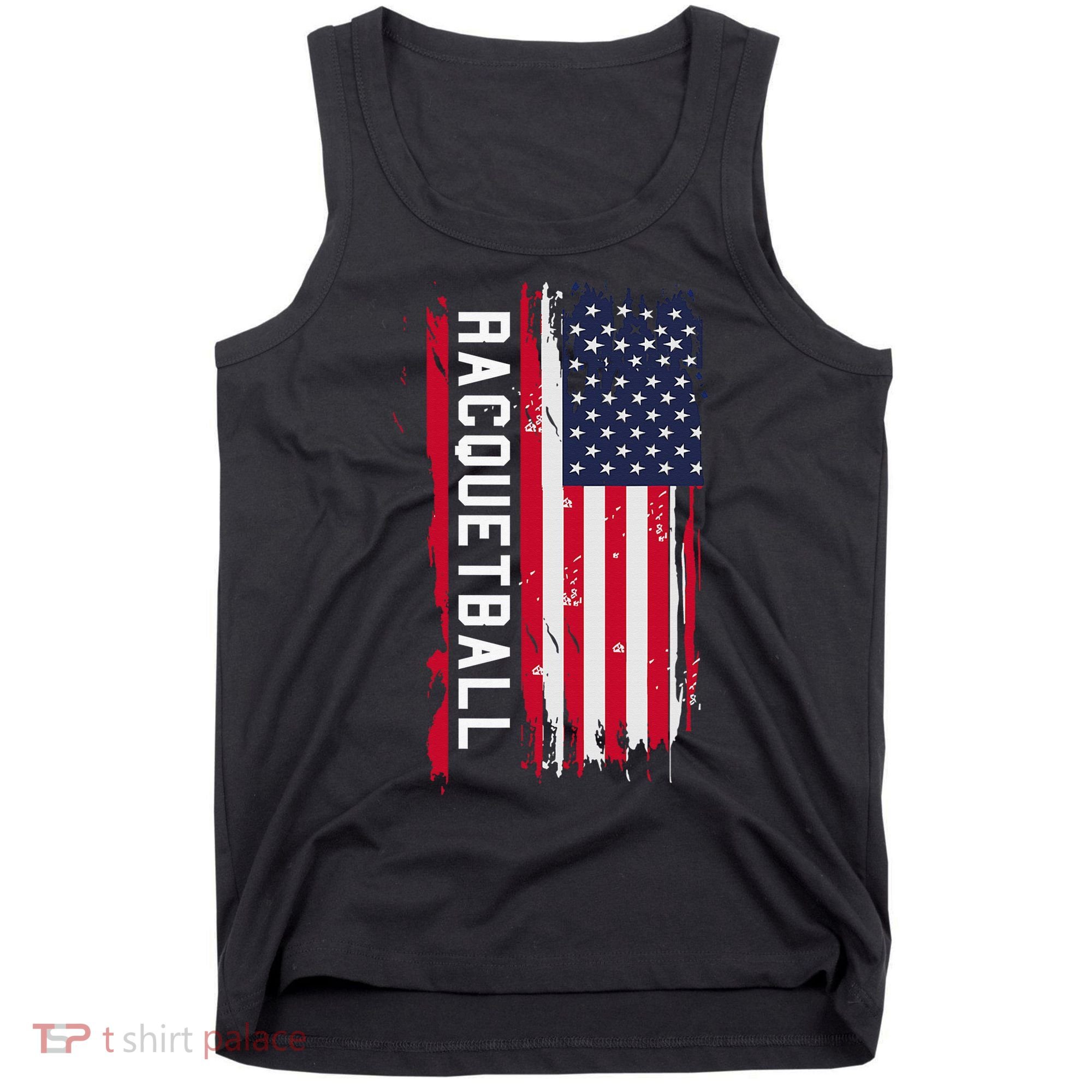 Never Underestimate An Old Man Who Plays Racquetball Funny Tank Top