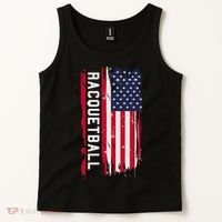 Never Underestimate An Old Man Who Plays Racquetball Funny Tank Top thumb 2