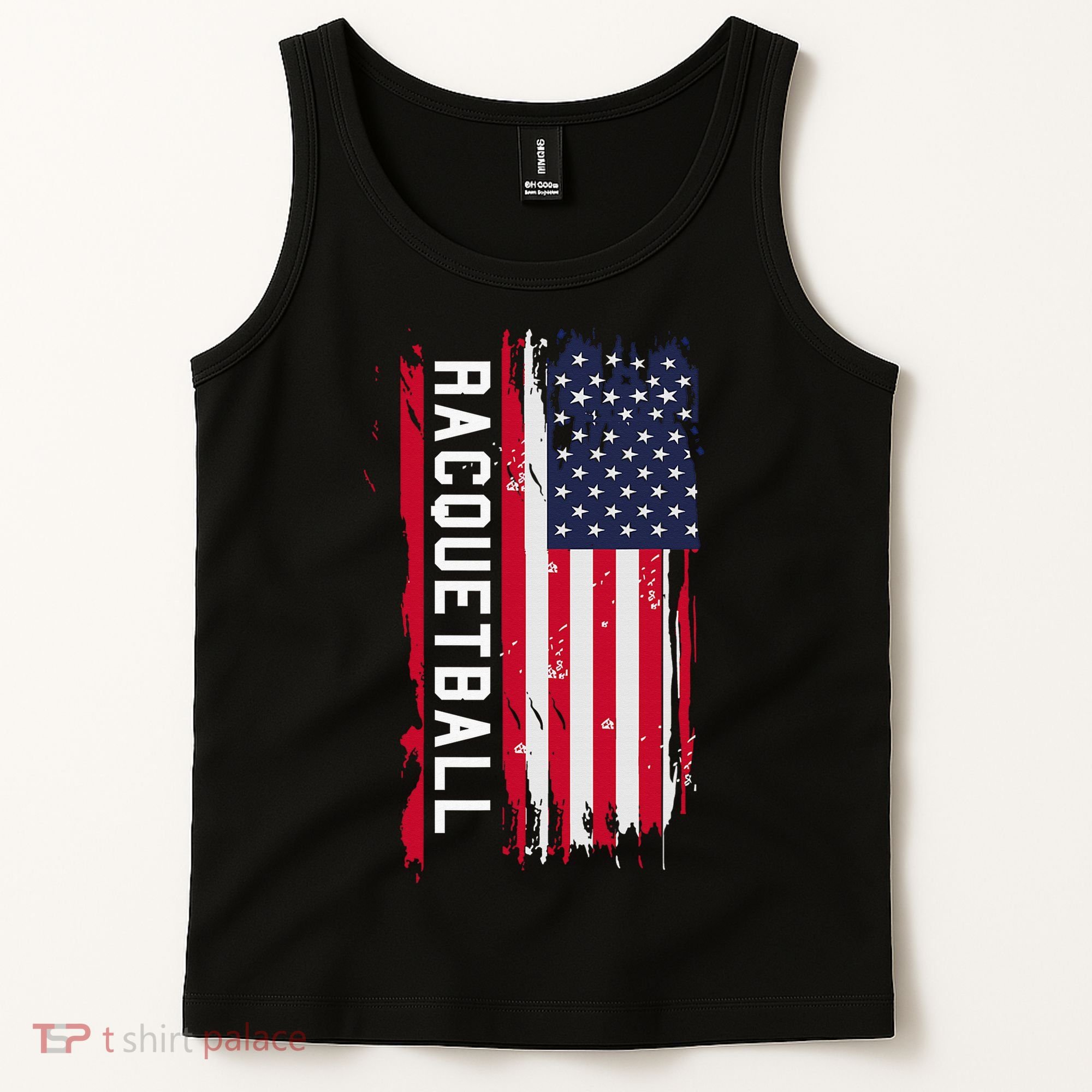 Never Underestimate An Old Man Who Plays Racquetball Funny Tank Top