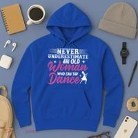 Never Underestimate An Old Who Can Tap Dance Dancer Great Gift Hoodie thumb 3