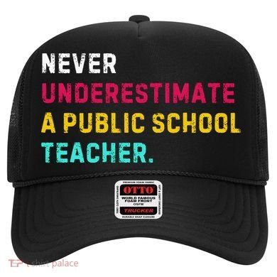 Never Underestimate A Public School Teacher Hat