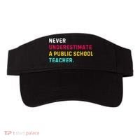 Never Underestimate A Public School Teacher Visor thumb 0