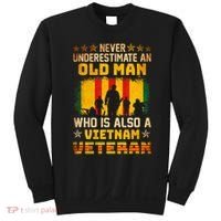 Never Underestimate An Old Man Vietnam Veteran Sweatshirt thumb 0