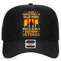 Never Underestimate An Old Man Vietnam Veteran Hat thumb 0