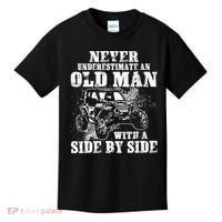 Never Underestimate An Old Man With A Side By Side UTV Kids T-Shirt thumb 0
