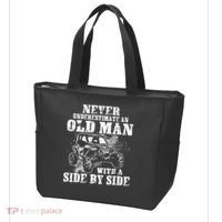 Never Underestimate An Old Man With A Side By Side UTV Tote Bag thumb 3