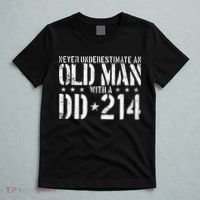 Never Underestimate An Old Man With A Dd214 Alumni T-Shirt thumb 5