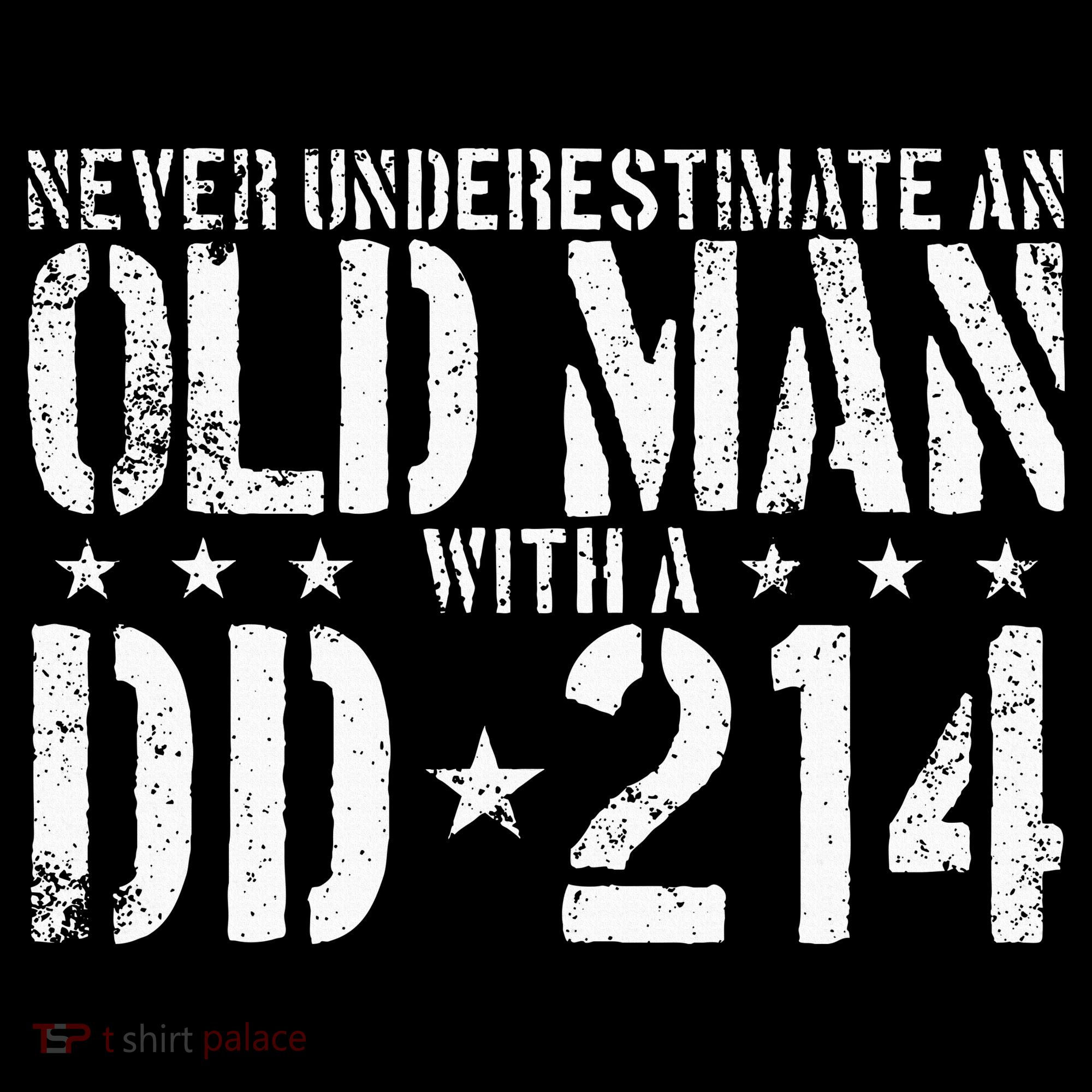 Never Underestimate An Old Man With A Dd214 Alumni Mousepad