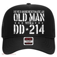 Never Underestimate An Old Man With A Dd214 Alumni Hat thumb 0
