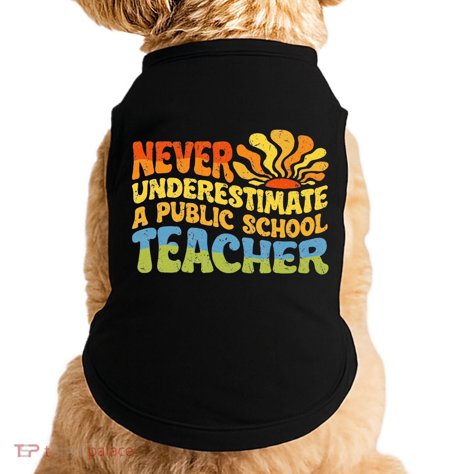 Never Underestimate A Public School Teacher Public Education Doggie Tank
