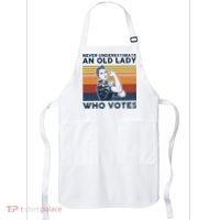 Never Underestimate An Old Lady Who Votes Feminist Apron thumb 0