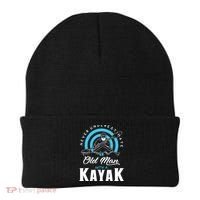 Never Underestimate An Old Man With A Kayak Beanie thumb 0