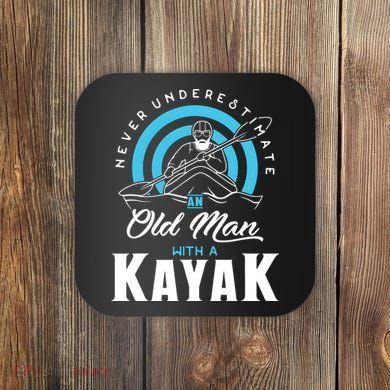 Never Underestimate An Old Man With A Kayak Coaster