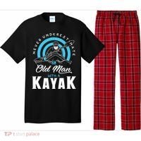 Never Underestimate An Old Man With A Kayak Pajama Set thumb 0