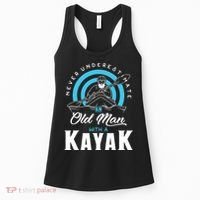 Never Underestimate An Old Man With A Kayak Women's Tank Top thumb 0