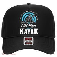Never Underestimate An Old Man With A Kayak Hat thumb 0