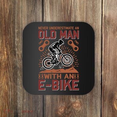 Never Underestimate An Old Man With An E Bike Coaster
