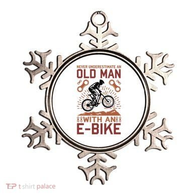Never Underestimate An Old Man With An E Bike Ornament