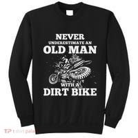 Never Underestimate An Old Man With A Dirt Bike Gif Sweatshirt thumb 0