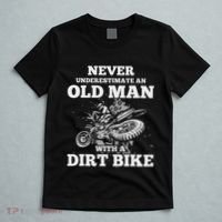 Never Underestimate An Old Man With A Dirt Bike Gif T-Shirt thumb 5