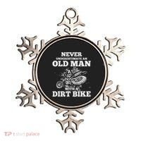 Never Underestimate An Old Man With A Dirt Bike Gif Ornament thumb 0