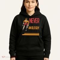 Never Underestimate An Old Guy On A Bicycle Funny Cycling Hoodie thumb 5